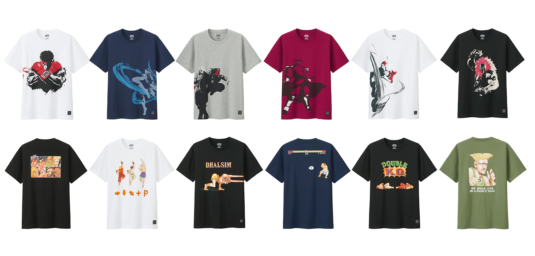 ユニクロ ストii ストv とコラボしたtシャツ全12色柄を発売決定 Game Watch