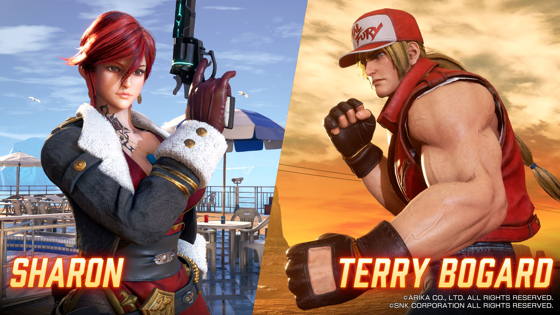 Fighting Ex Layer に テリー ボガード と シャロン が登場 新ステージとbgmも追加 Game Watch