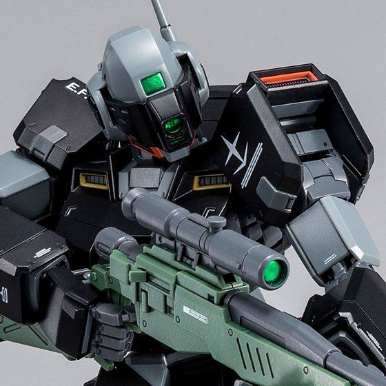 MG 1/100 ジム・スナイパーII（リド・ウォルフ機）」、黒いカラー