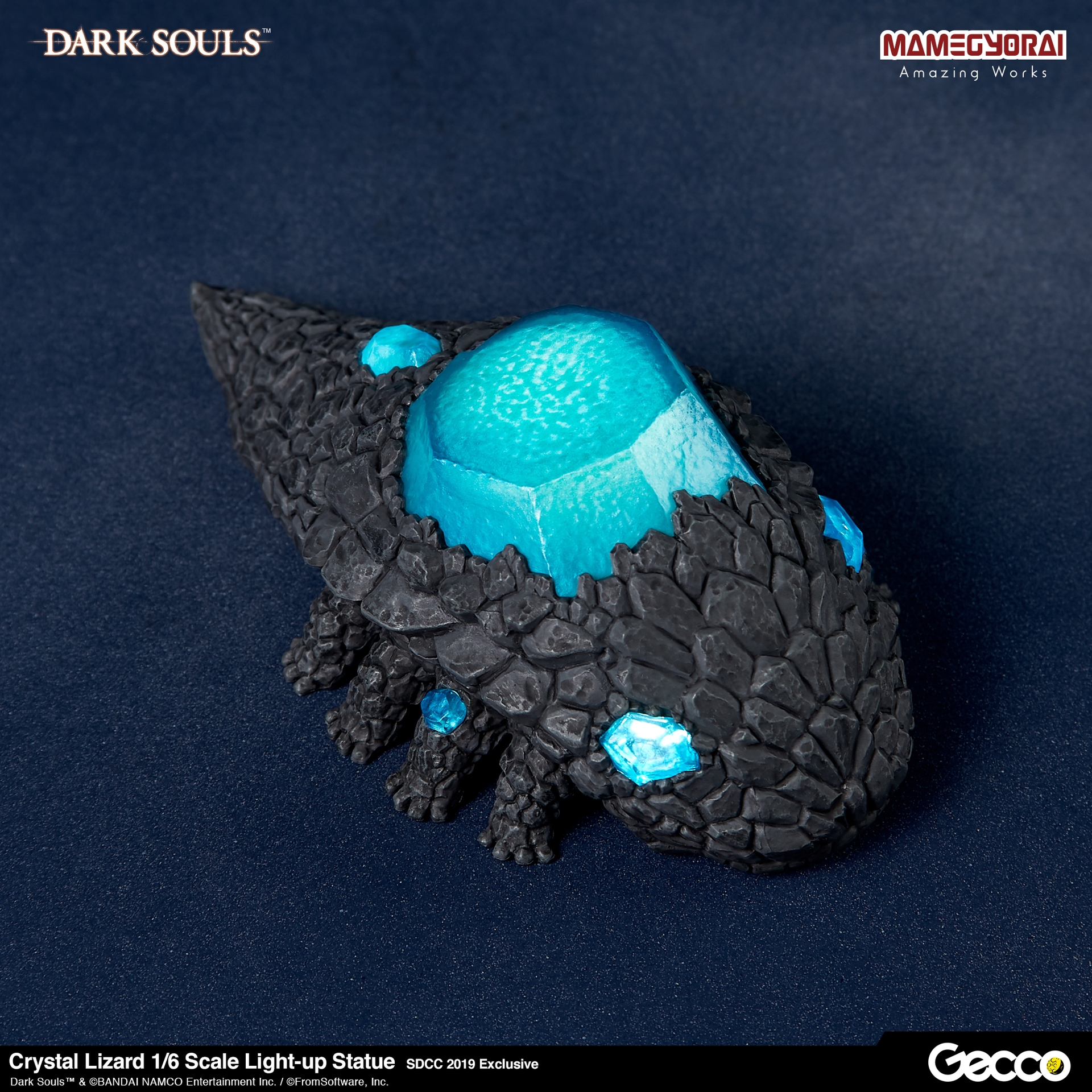Ampus、「DARK SOULS」シリーズより「石守（結晶トカゲ）」スタチュー