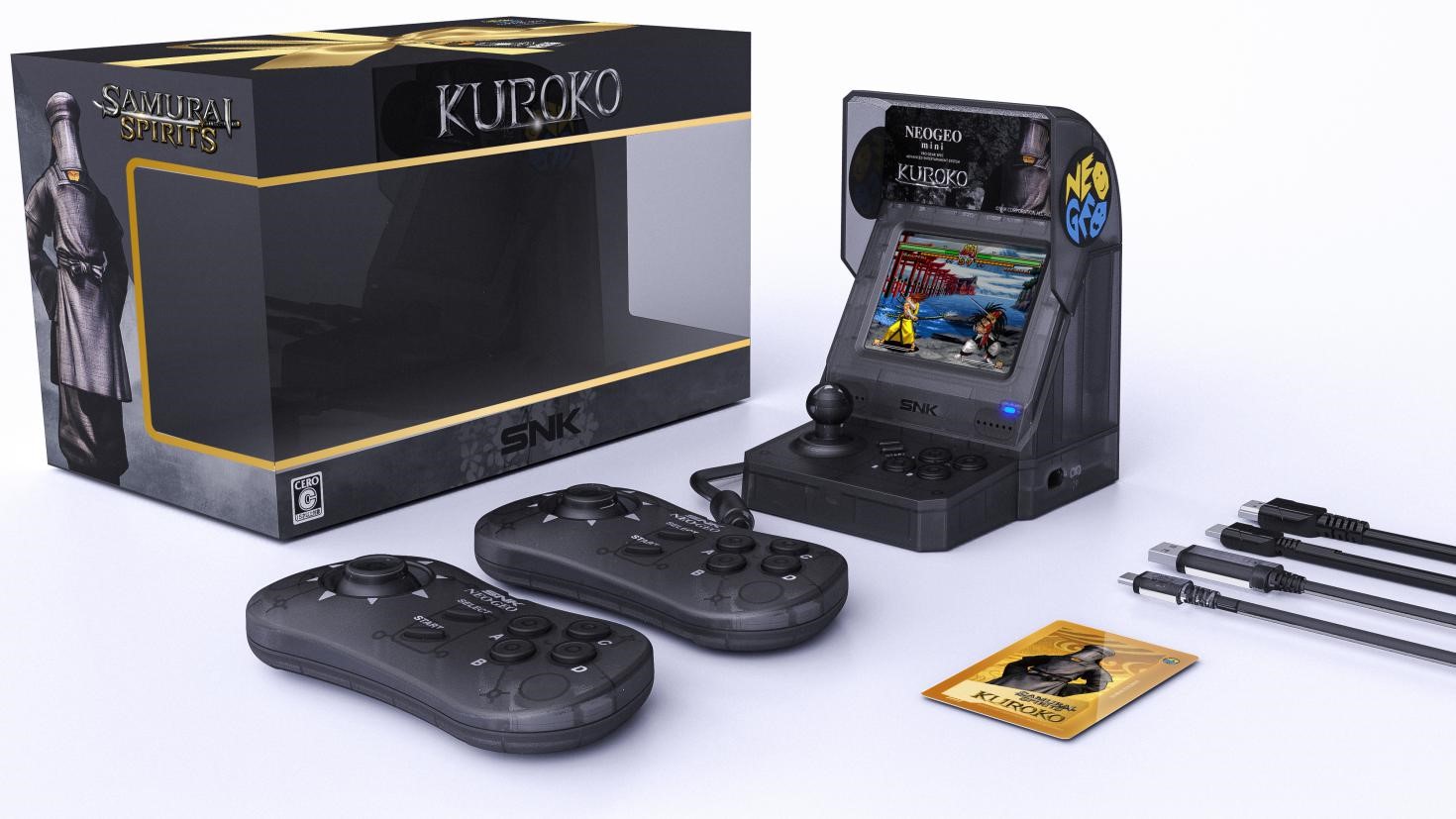 【フルセット新品未開封】NEOGEO mini本体+PAD黒1個+他2点