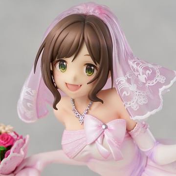 圧倒的ボリュームのウエディングドレスがすごい ミリマス より 田中琴葉 のフィギュアが本日より予約受付開始 Game Watch