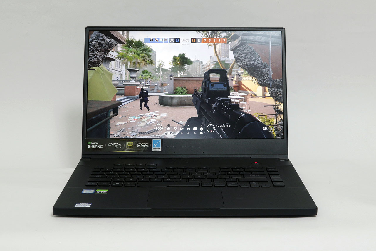 Asusの薄型高性能ゲーミングノートpc Rog Zephyrus S Gx502gv レビュー Game Watch