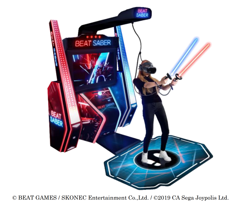 ビートセイバー アーケード が栃木県の那須ハイランドパークに日本初導入 Game Watch