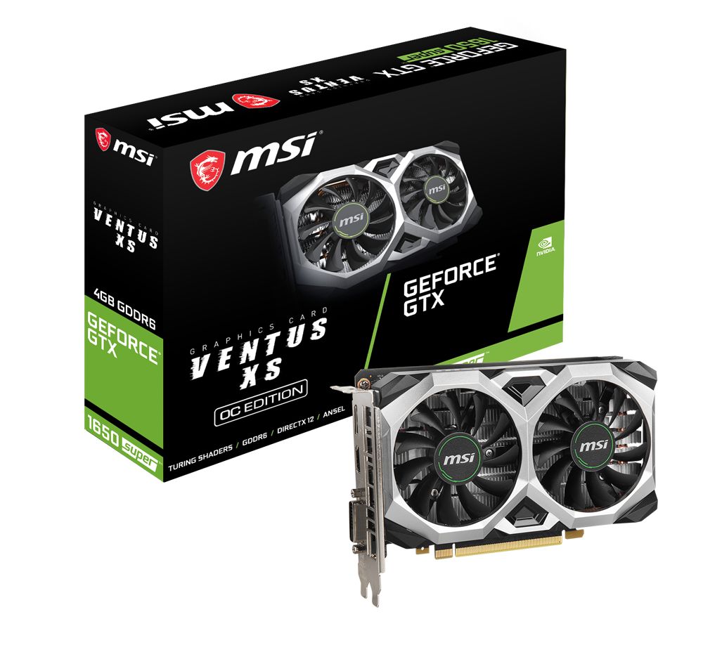 MSI、GeForce GTX 1650 SUPERを搭載したOCビデオカード2製品を発売