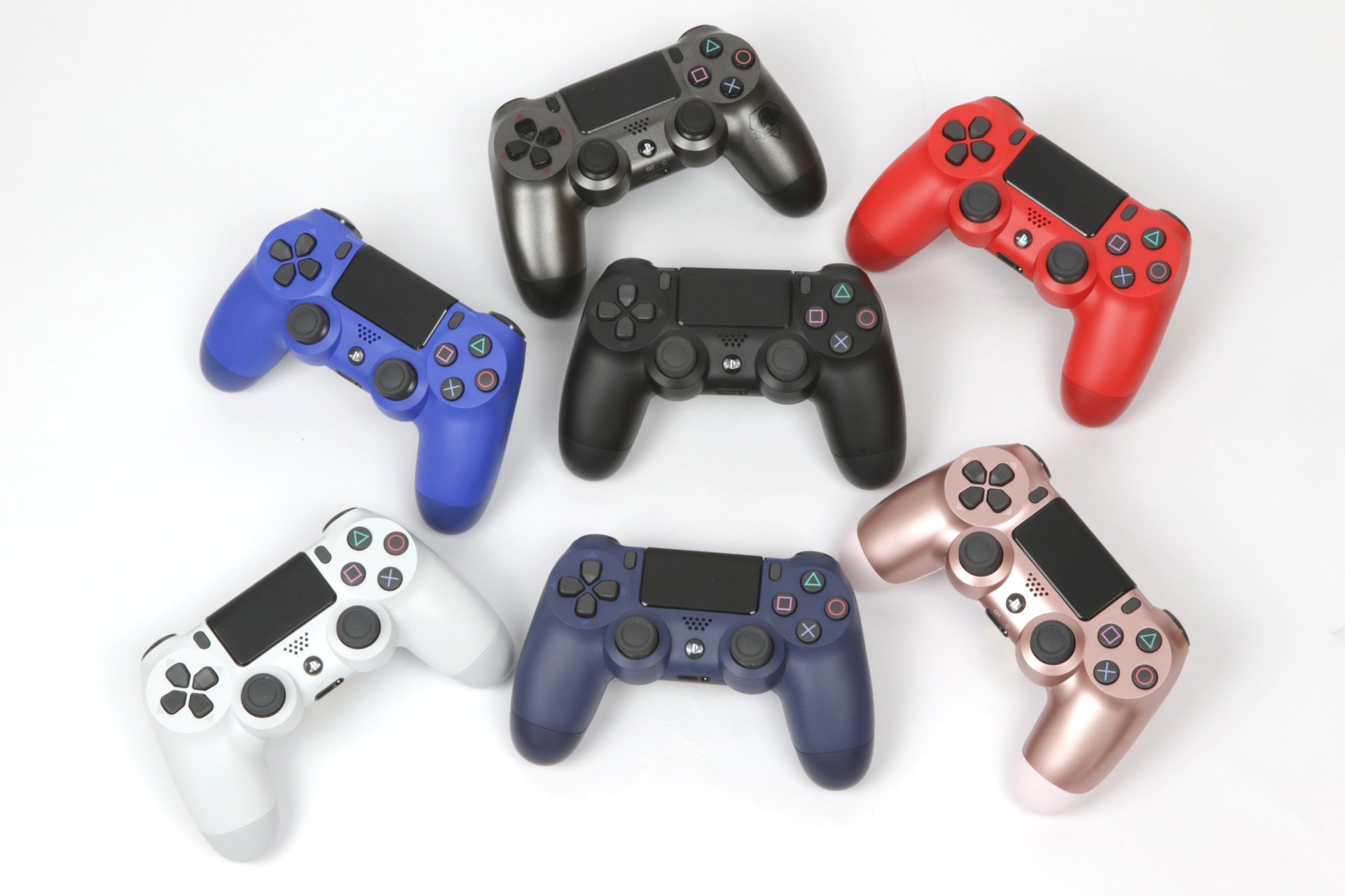 豊富な新作6個 PS4 ワイヤレスコントローラー（DUALSHOCK4）白黒青赤 その他