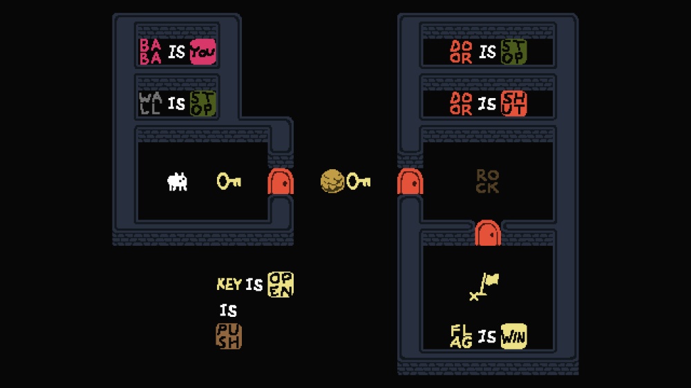 ブロック操作でプレイルールを変更！ Switch版「Baba Is You」本日配信