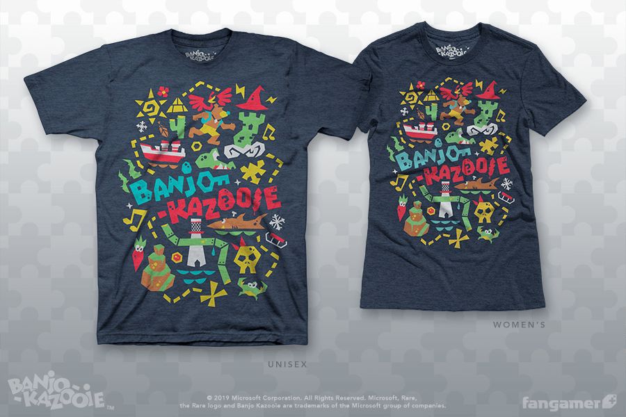 Fangamer、「バンジョーとカズーイの大冒険」とのコラボ新商品を本日18