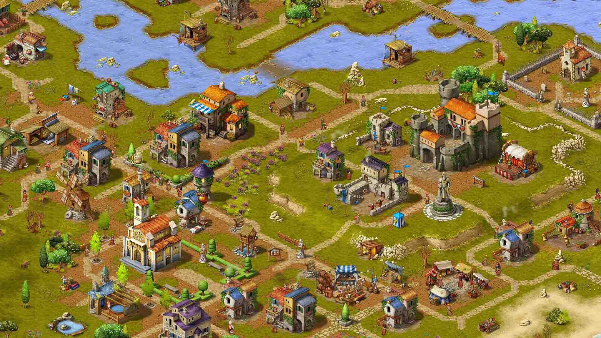 中世が舞台の町づくりシミュレーション Townsmen A Kingdom Rebuilt のps4版が本日発売 Game Watch