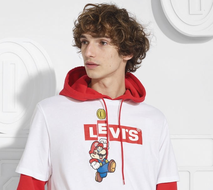 リーバイスがマリオとコラボ おしゃれにデザインされたアパレルグッズ Levi S Super Mario が4月1日に発売 Game Watch