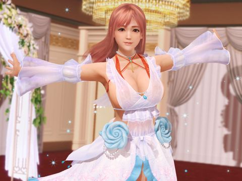 横からのアングルがすごい。「DOAXVV」、新SSR水着「ジュエル・アクアマリン（ほのか）」を実装 - GAME Watch