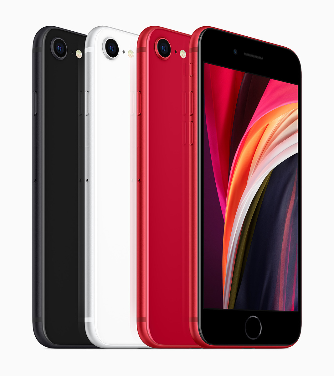 第2世代「iPhone SE」が登場！ カラーはブラック、ホワイト、REDの3 