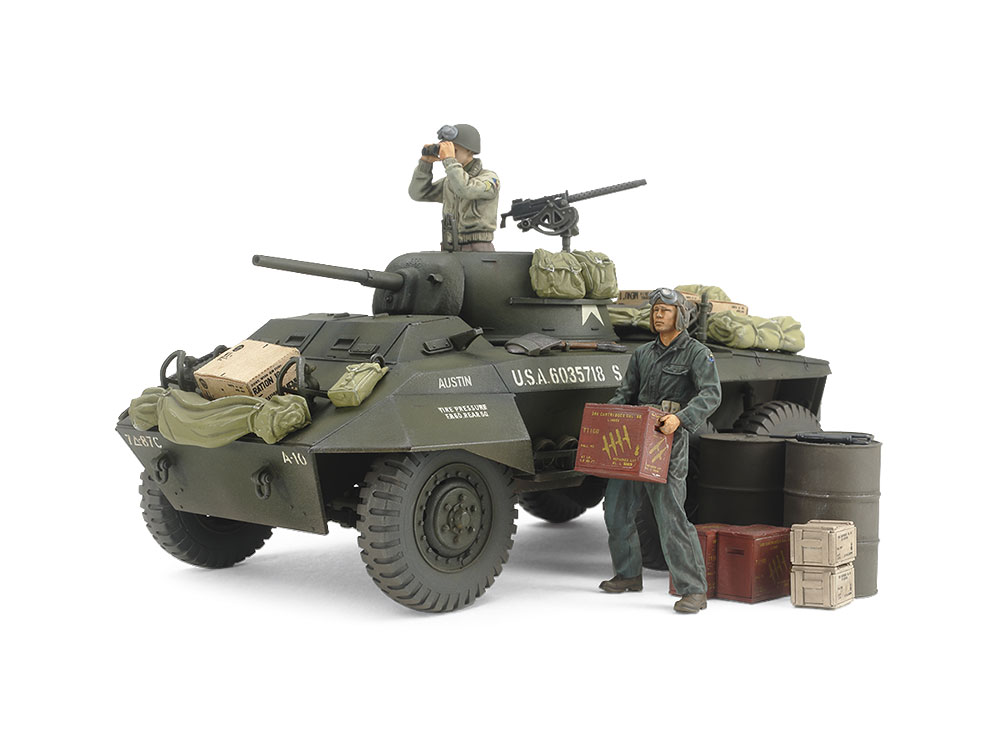 発売迫る！ タミヤ「1/35 アメリカ軽装甲車 M8 グレイハウンド 前線