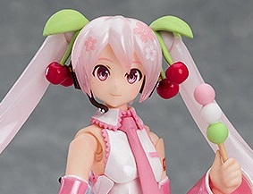 桜をイメージしたアクションフィギュア Figma 桜ミク と 桜ミク のねんどろいどどーるが登場 Game Watch