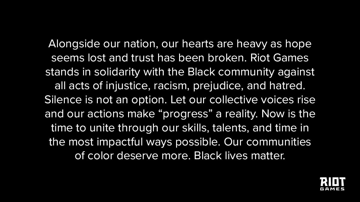 黒人差別に抗議する 北米のゲームメーカーを中心に Blacklivesmatter に寄せたメッセージが続々発信される Game Watch