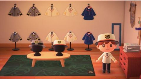 小田急電鉄 あつ森 で使える駅係員やアテンダントの制服マイデザインを公開 Game Watch