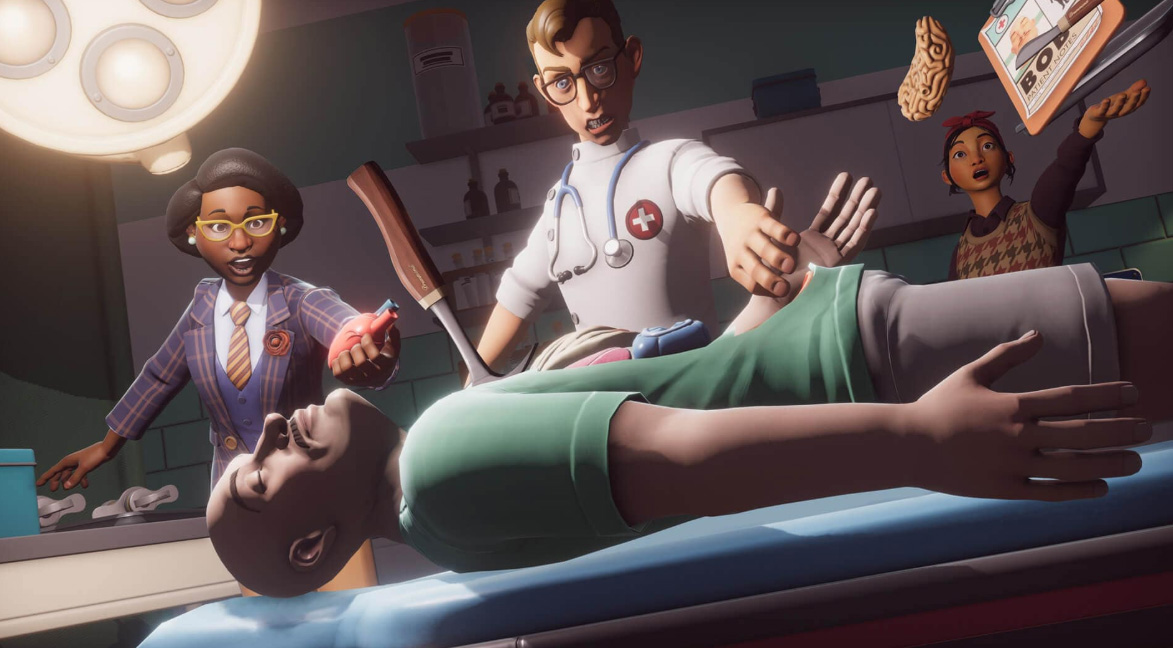 4人で力を合わせて患者を治そう Pc向け手術シミュレーター Surgeon Simulator 2 のクローズドbアクセス 8月7日からスタート Game Watch