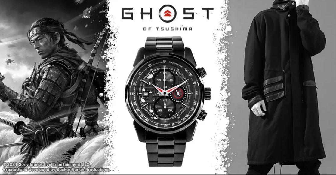 Ghost of Tsushima」デザインの腕時計やコートなどオリジナルグッズの販売がスタート - GAME Watch