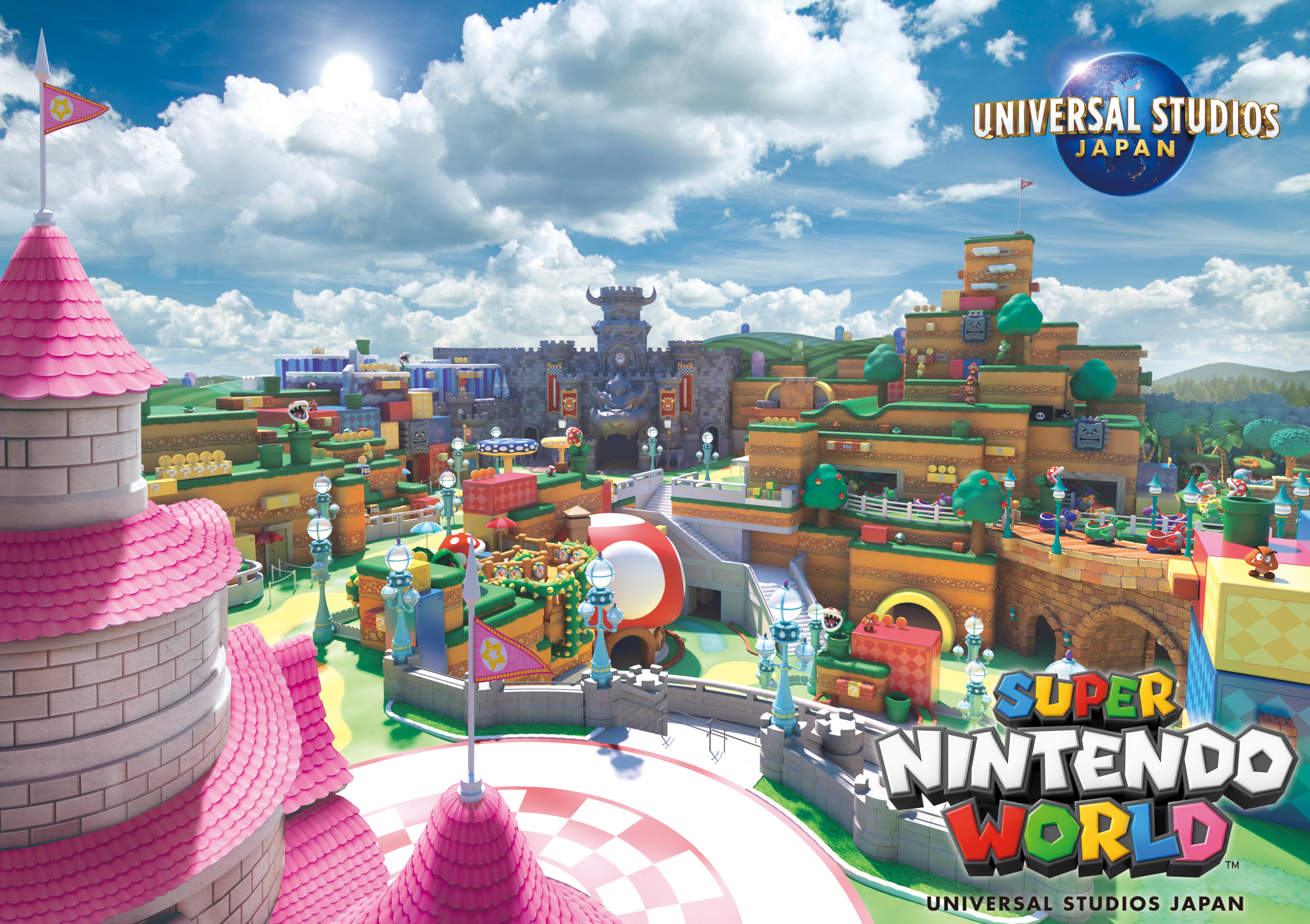 Usj Super Nintendo World 21年春に開業決定 これに先がけ マリオ カフェ ストア を10月16日オープン Game Watch