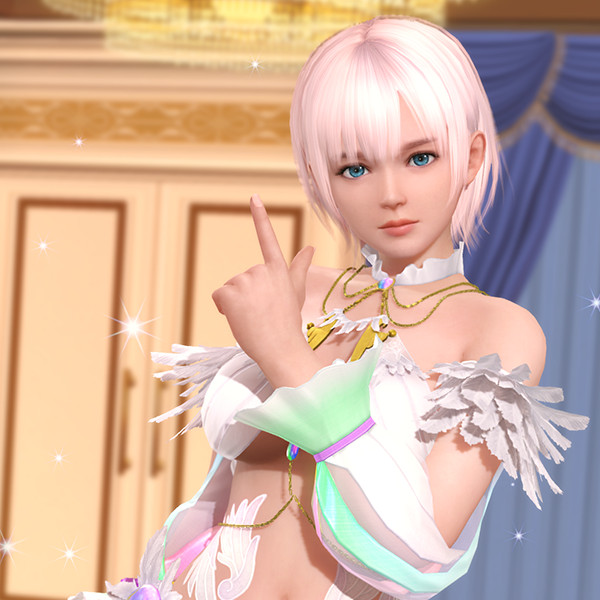 独占先行公開！】天使風水着をチラ見せ！ 「DOAXVV」、「ルナ