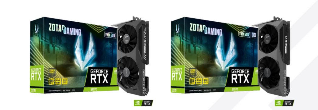 ZOTAC、GeForce RTX 3070を搭載するビデオカード2種を発売 - GAME Watch