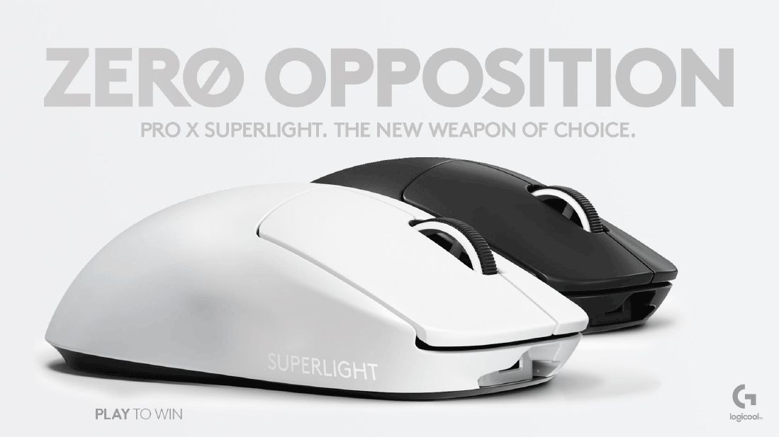 ロジクールG、重さ63gの無線ゲーミングマウス「PRO X SUPERLIGHT」発売