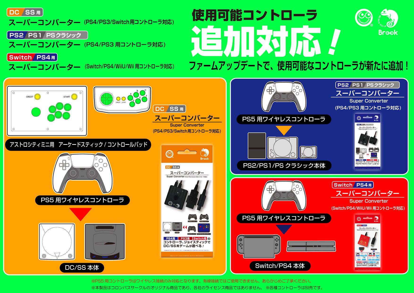 市場 コロンバスサークル PS3コントローラ対応 PS2 PS1 PS4 PSクラシック用スーパーコンバーター