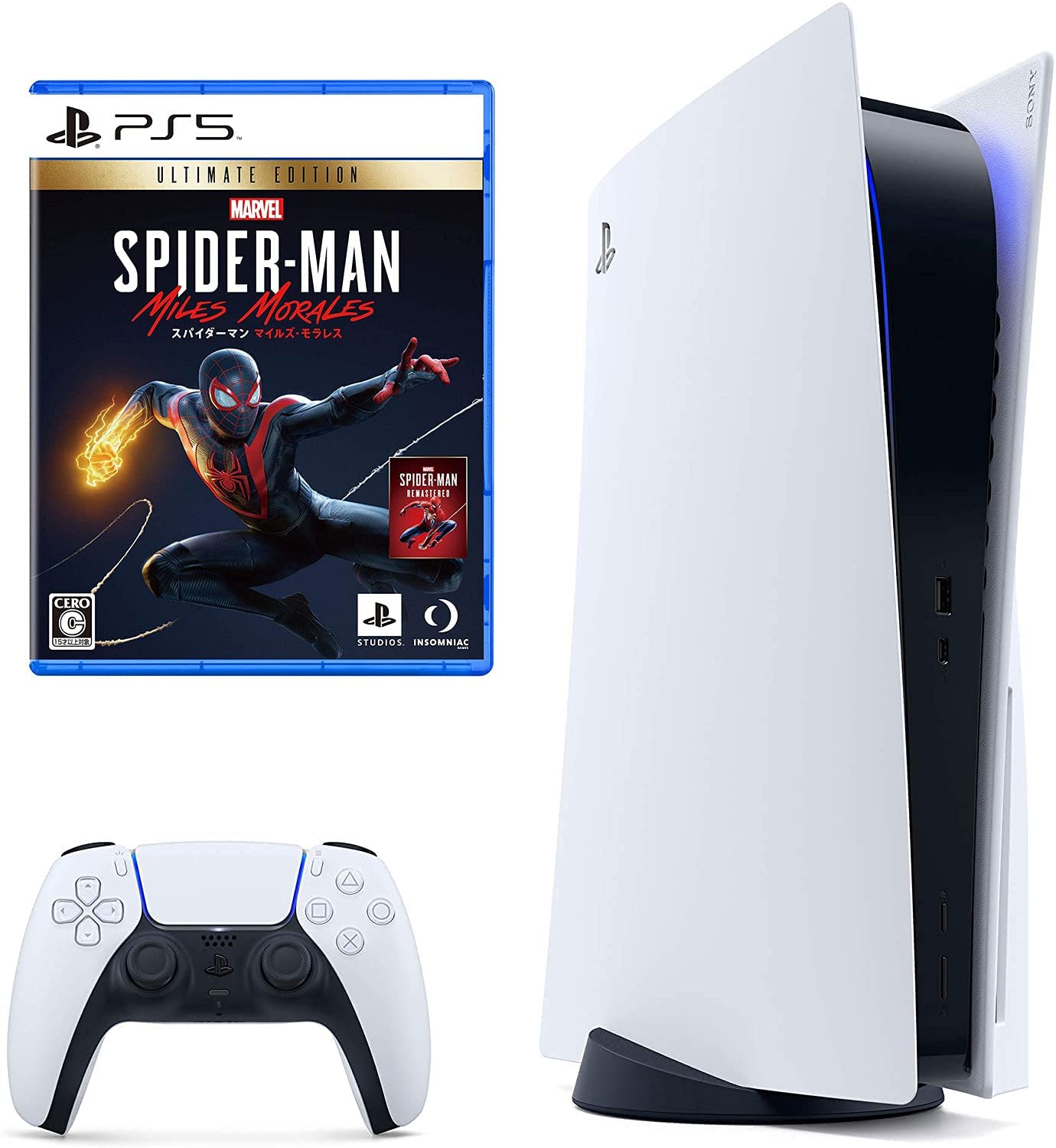 新品未開封 PS5本体+スパイダーマンアルティメットエディション セット