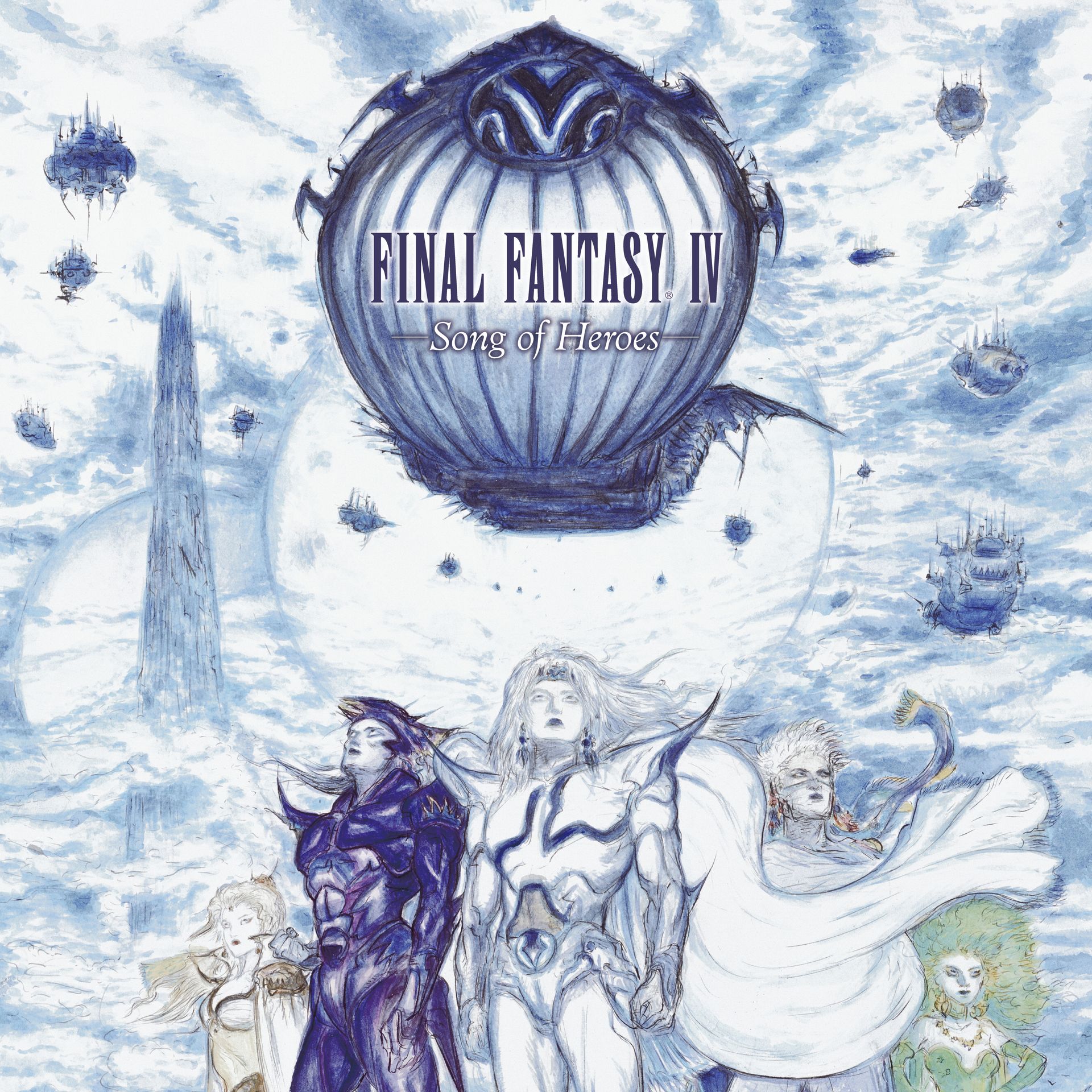 FFIV」30周年記念アナログレコード「FINAL FANTASY IV -Song of Heroes