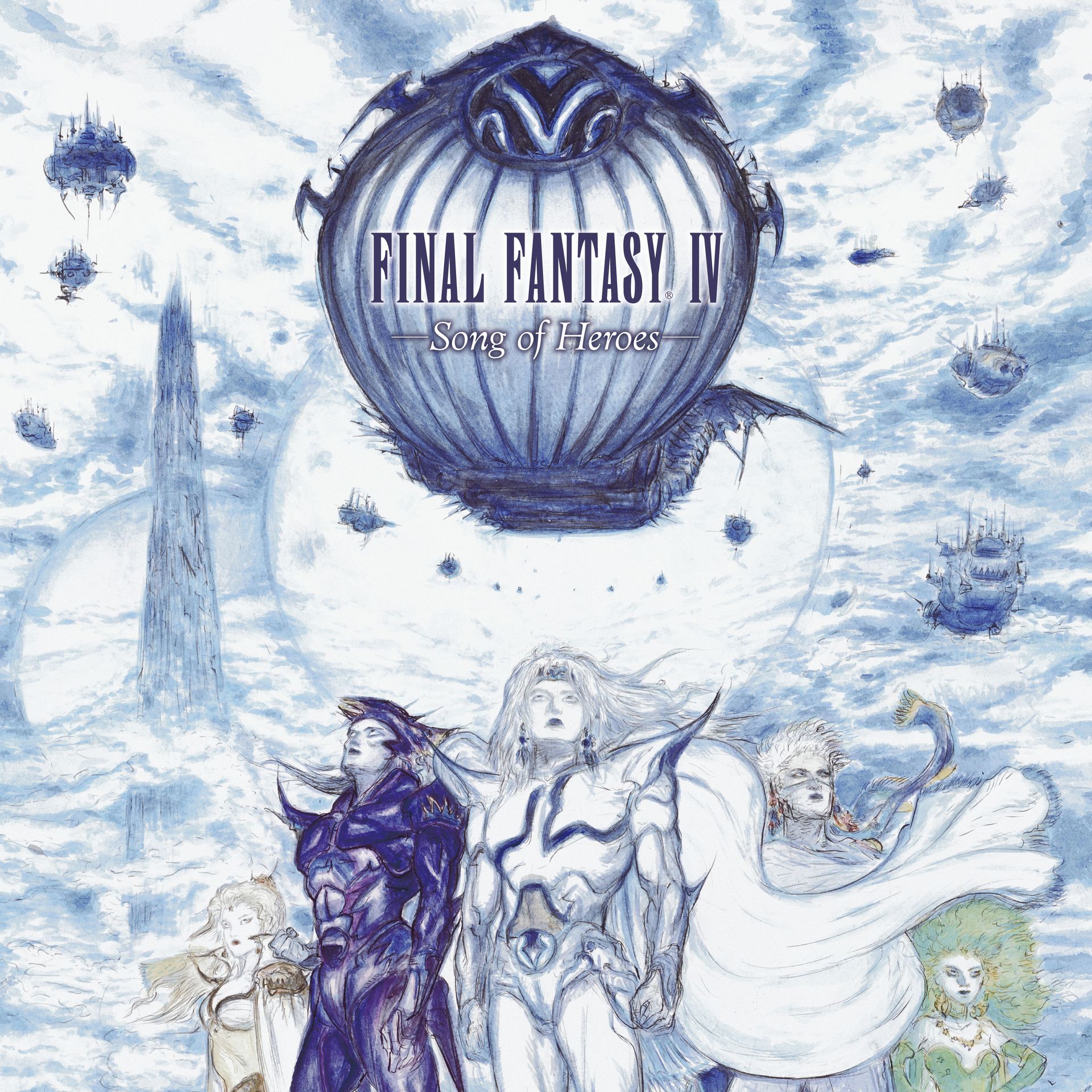 FFIV」30周年記念アナログレコード「FINAL FANTASY IV -Song of Heroes-」発売 - GAME Watch