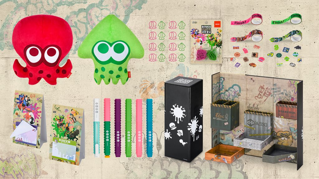 スプラトゥーン の Squid Or Octo Splatoon シリーズにペンやクリップなど新商品追加 Game Watch