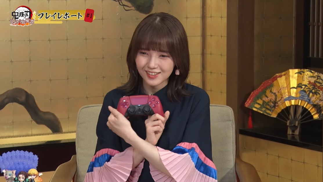 禰豆子役・鬼頭明里さんが「鬼滅の刃 ヒノカミ血風譚」をプレイ