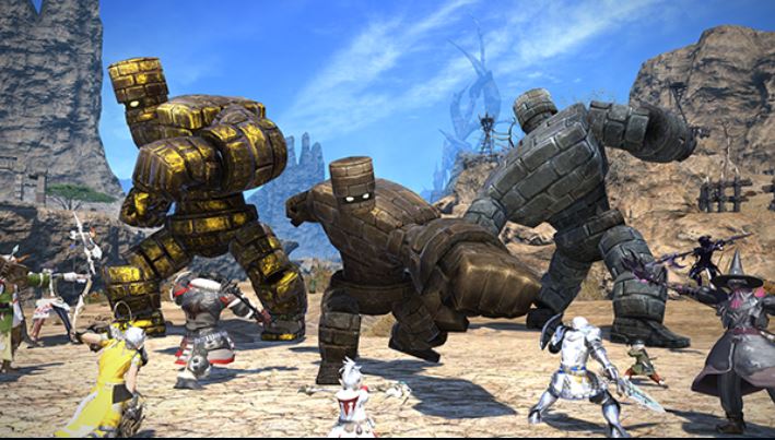 FFXIV」に「ドラクエ」のゴーレム出現！ 「ドラゴンクエストX