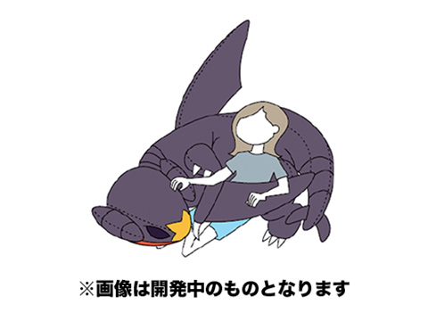 ポケットモンスター 大きなガブリアスクッション おもちゃ ぬいぐるみ