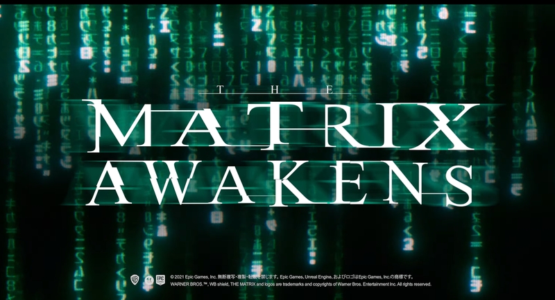 マトリックス 世界をps5 Xbox Series Xで体験 The Matrix Awakens An Unreal Engine 5 Experience 事前ダウンロード開始 ティザー公開 Game Watch