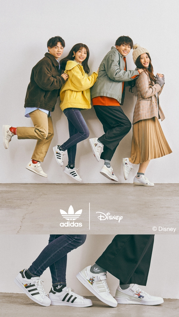 ラッピング不可】 adidas Disney アディダス ディズニー ミッキー 子供