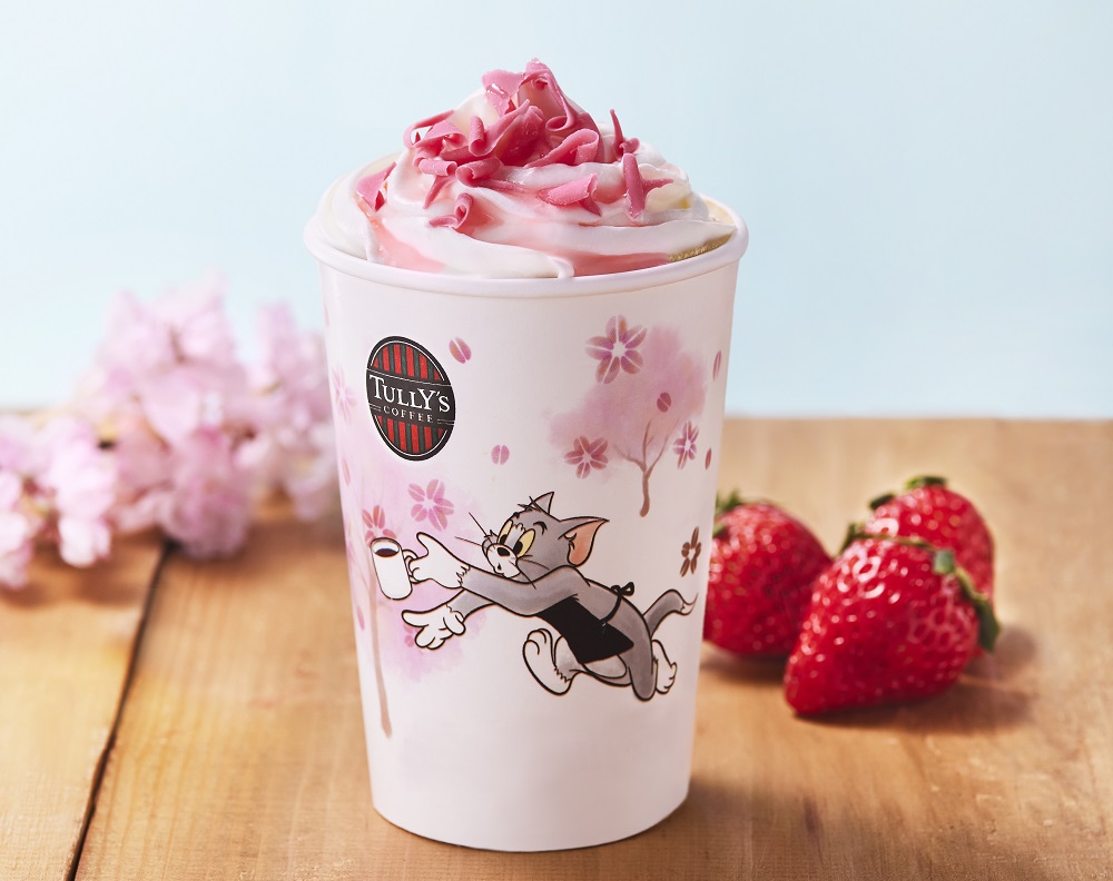 タリーズ トムとジェリーコラボ ぬいぐるみ さくら 桜 セット 新品 トムとジェリー」×「タリーズコーヒー」コラボ第3弾「桜舞う