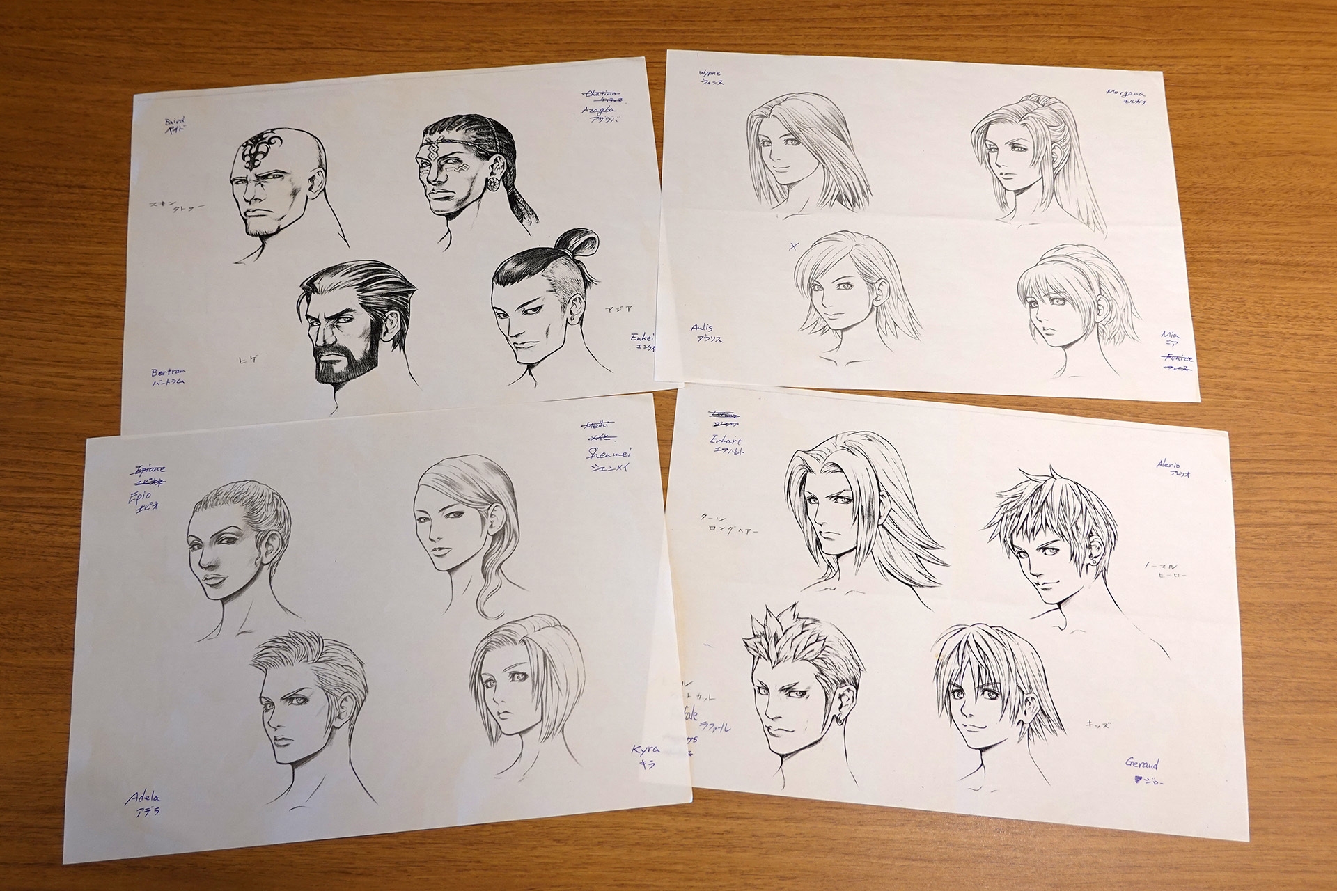 FFXI」、野村哲也氏によるヒューム＆エルヴァーンのデザイン原画を公開