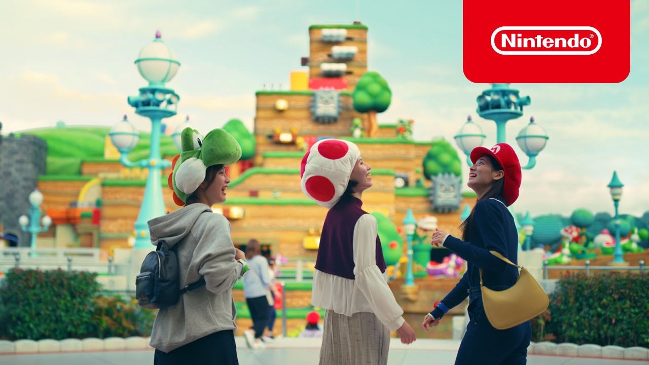 Usjの スーパー ニンテンドー ワールド も登場 Nintendo Switchの新cm2種が公開 Game Watch
