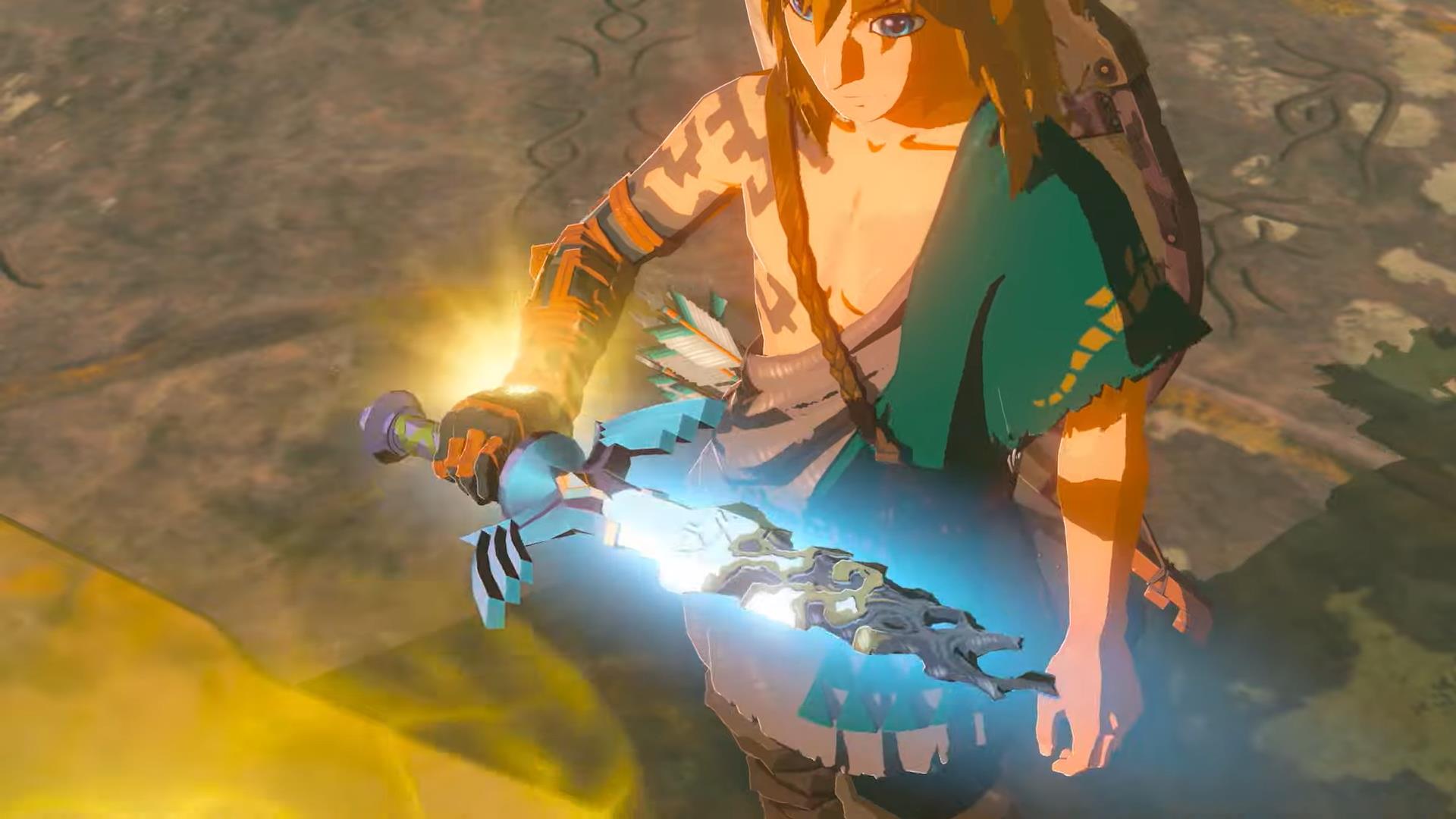 ゼルダの伝説 ブレス オブ ザ ワイルド 続編 リンクの新たな姿を公開 ボロボロになったマスターソードも Game Watch