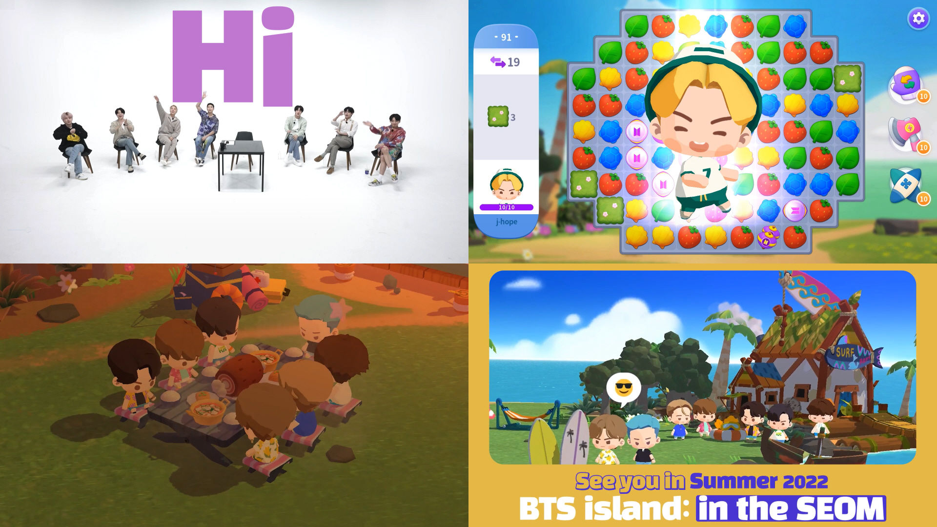 Btsの新作ゲーム Bts Island In The Seom 22年夏配信決定 Game Watch