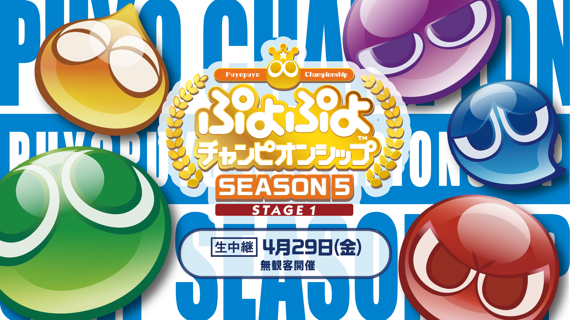 ぷよぷよ」のプロ選手が参加する「ぷよぷよチャンピオンシップ SEASON5