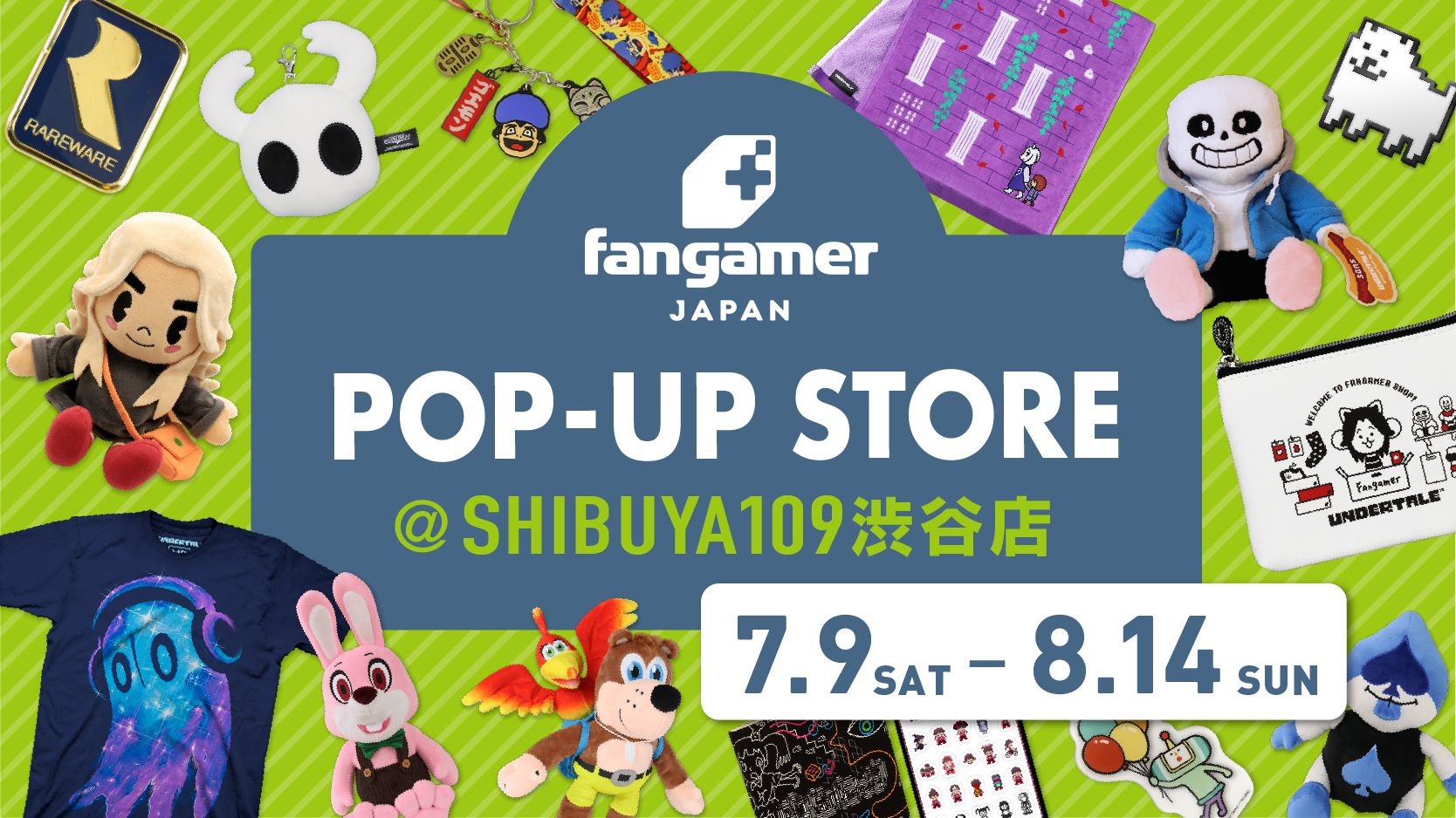 Shibuya109で Undertale のグッズをget Fangamer Japanのポップアップショップが期間限定でオープン Game Watch