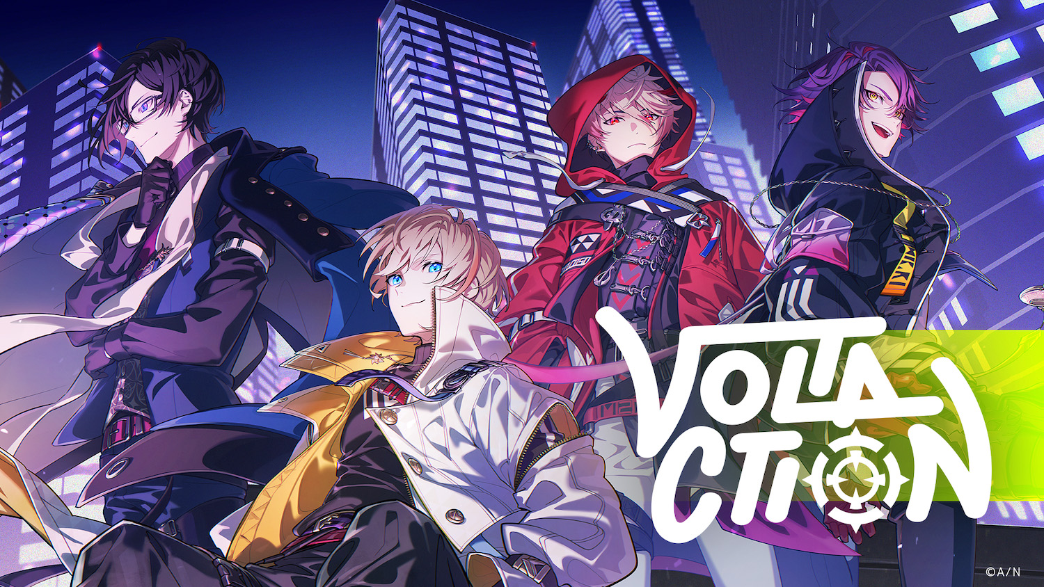 にじさんじ」の新たな男性VTuberグループ「VOLTACTION」が7月13日活動