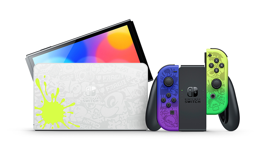 TSUTAYA、「Nintendo Switch（有機ELモデル）スプラ3エディション」の抽選販売を8月8日より実施！ - GAME Watch