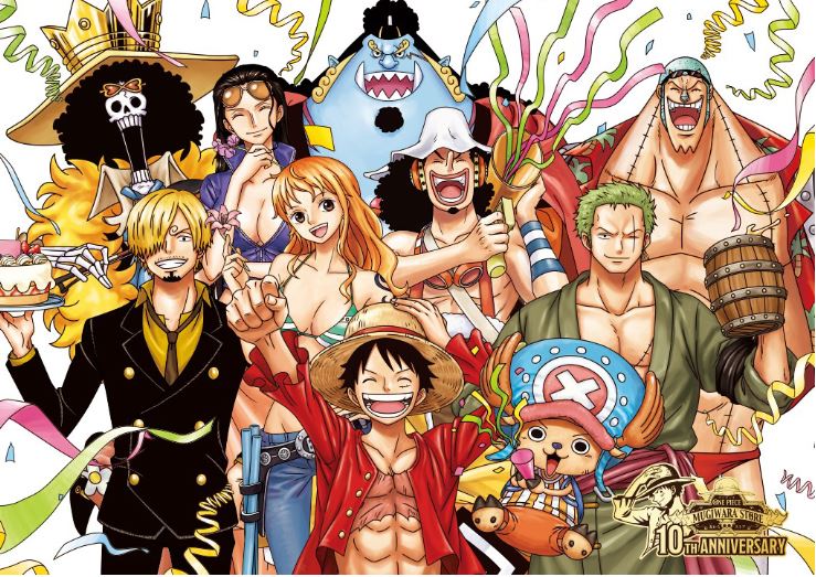 One Piece 麦わらストア 10周年を記念するビジュアル公開 Game Watch