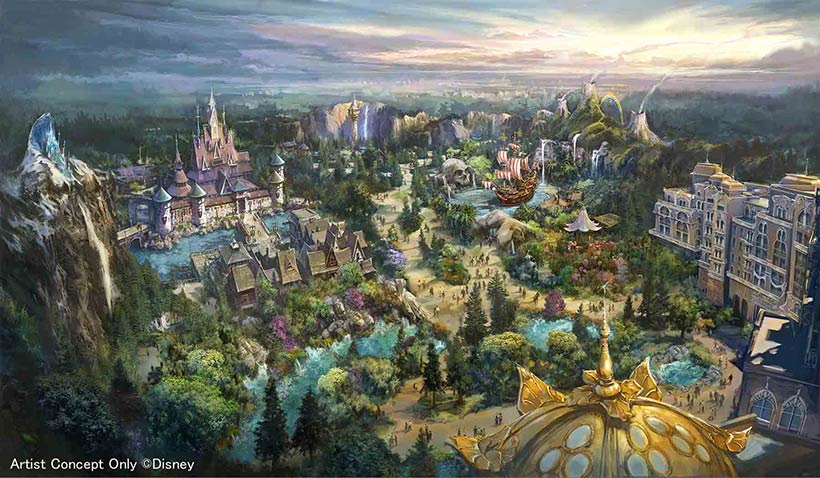 東京ディズニーシーの新エリア「ファンタジースプリングス」、オープン