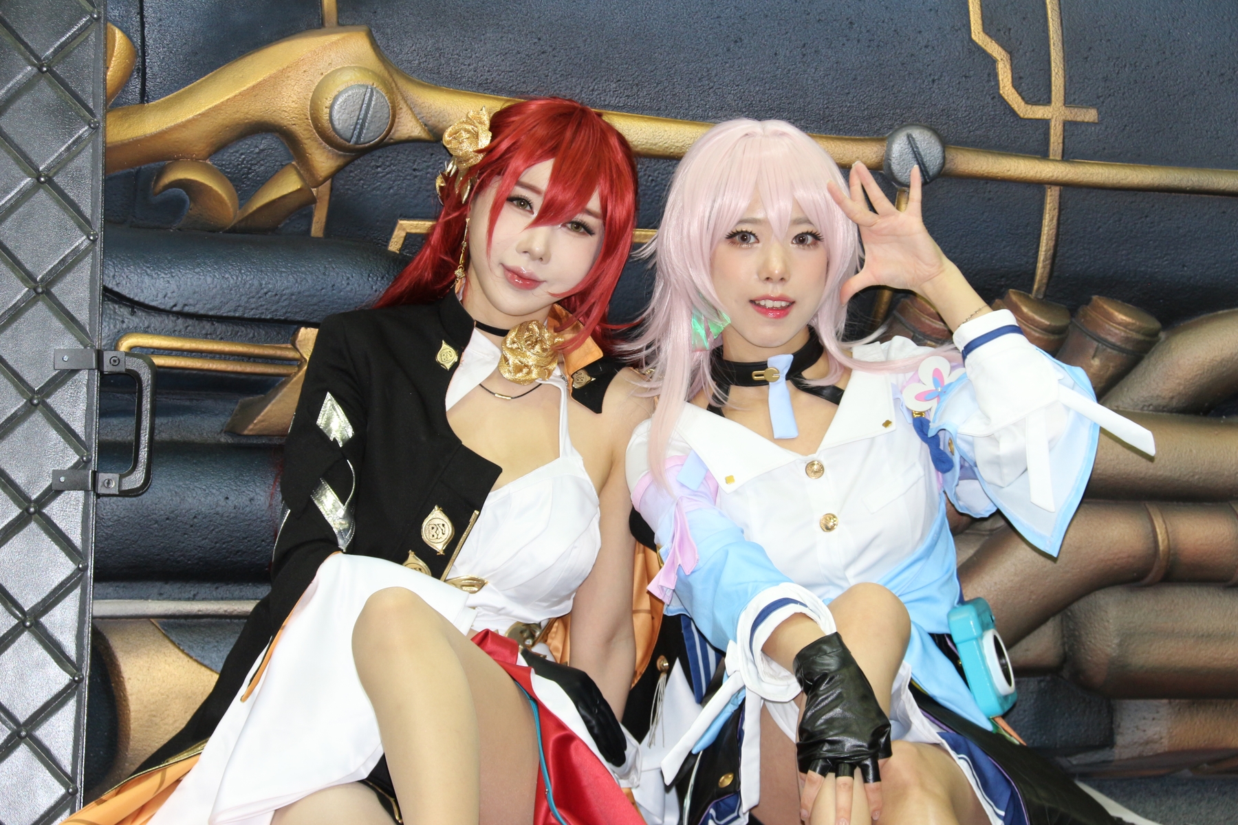 崩壊スターレイル 姫子 コスプレ 衣装 赤-