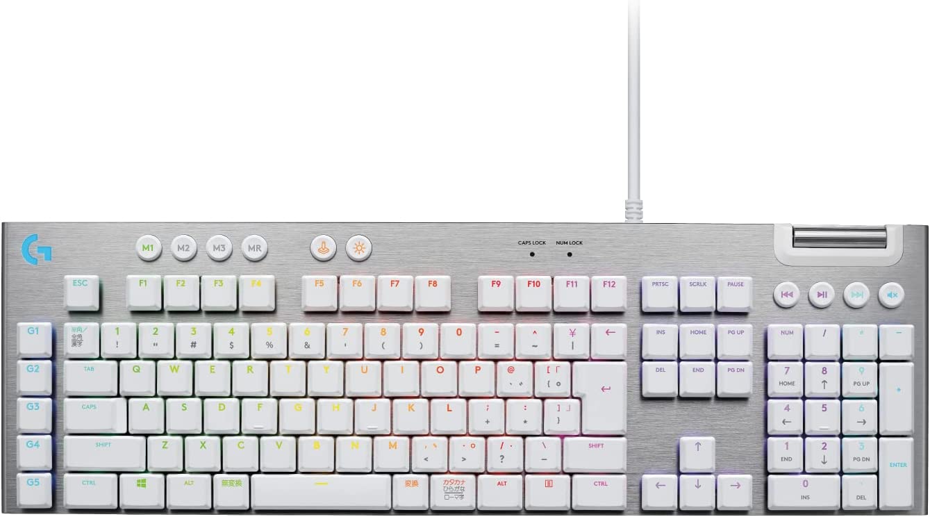 ロジクールGのゲーミングキーボード「G813 ホワイト」が「Amazon