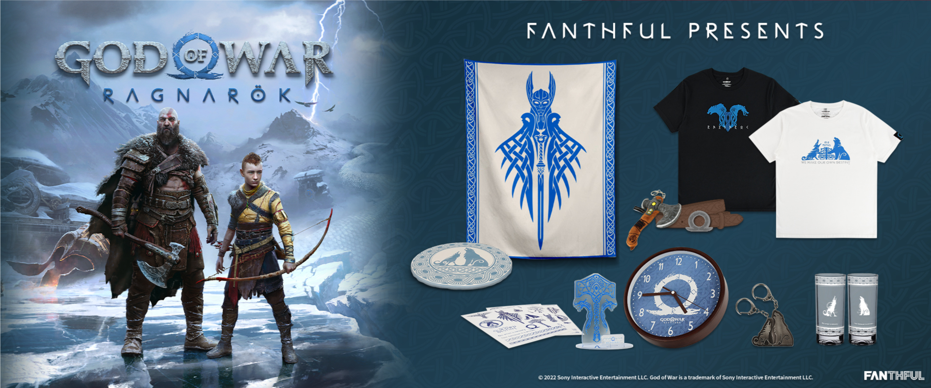 斧「リヴァイアサン」のぬいぐるみなど、「ゴッド・オブ・ウォー